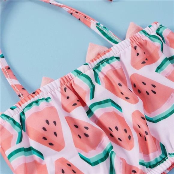 NEW Toddler Girl Swimsuits Infant Baby Bikini Sets Swimwear Summer Beach Outfit - Picture 6 of 7